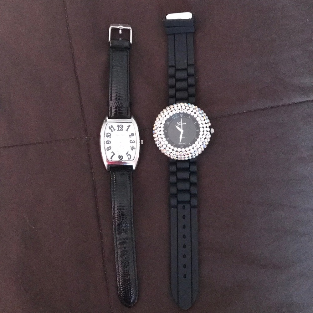 Black Watches pair of 2